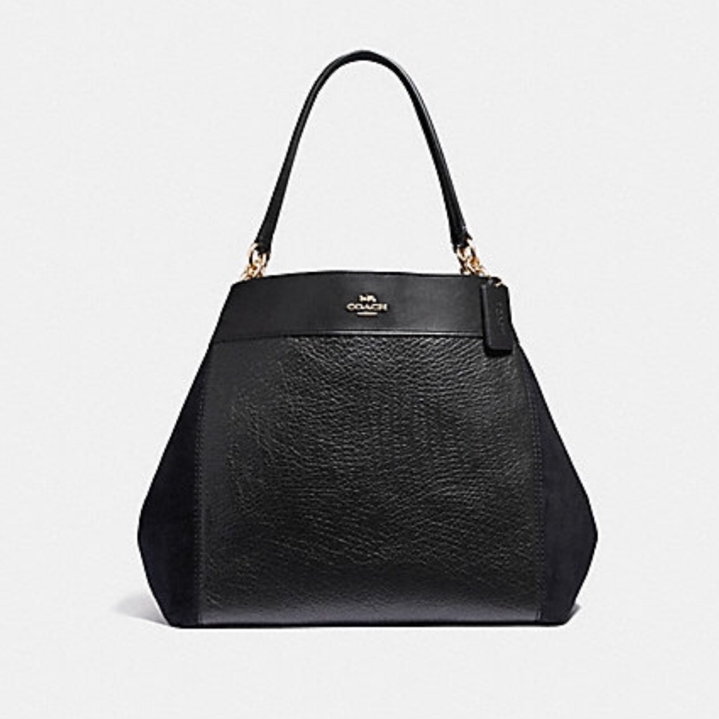 Coach Large Lexy Shoulder Bag Black